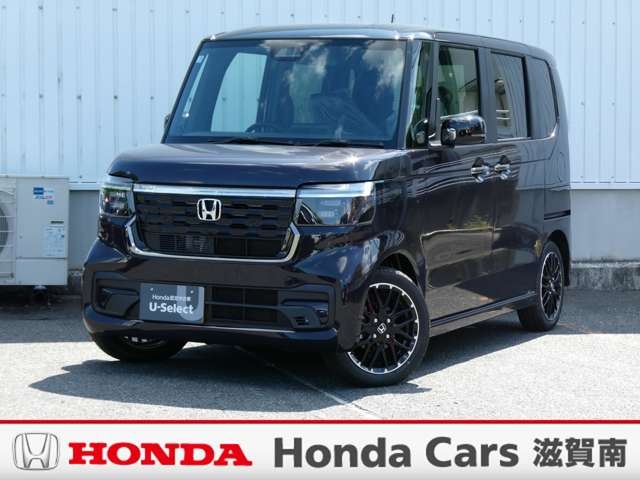 中古車 N-BOX カスタム 660 ターボ コーディネートスタイル モノトーン 届出済未使用車・いまコレ+・新品フロアカーペット・純正ディスプレイオーディオ付