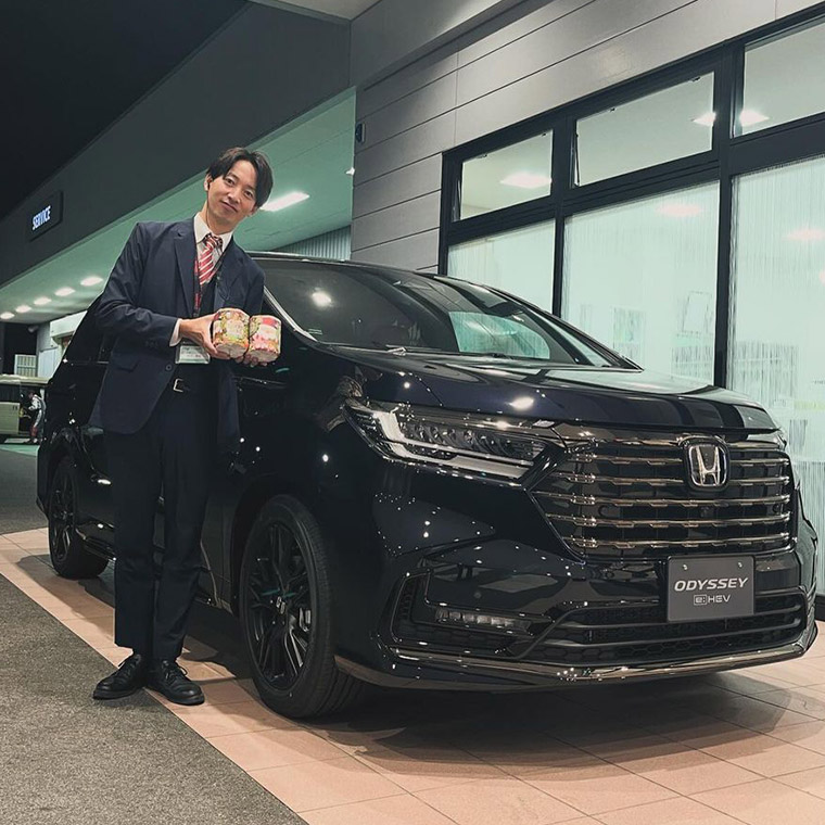 新型オデッセイ　試乗車　滋賀県草津市