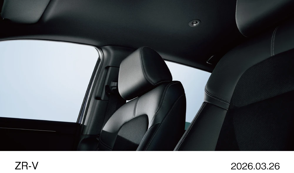 Honda ZR-V e:HEV Z 特別仕様車 シート