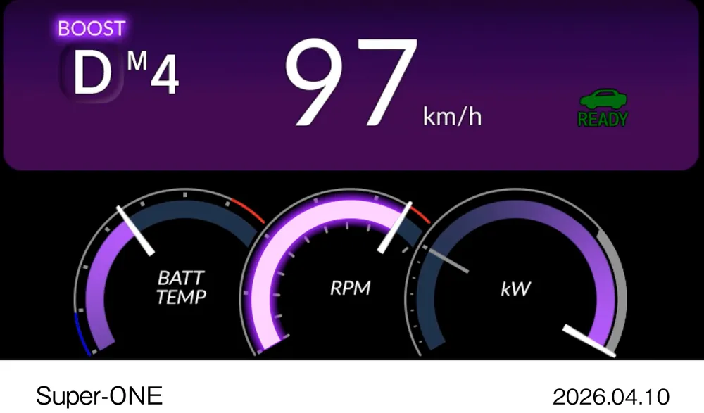 Super-ONE ホンダの小型EV ダッシュボード
