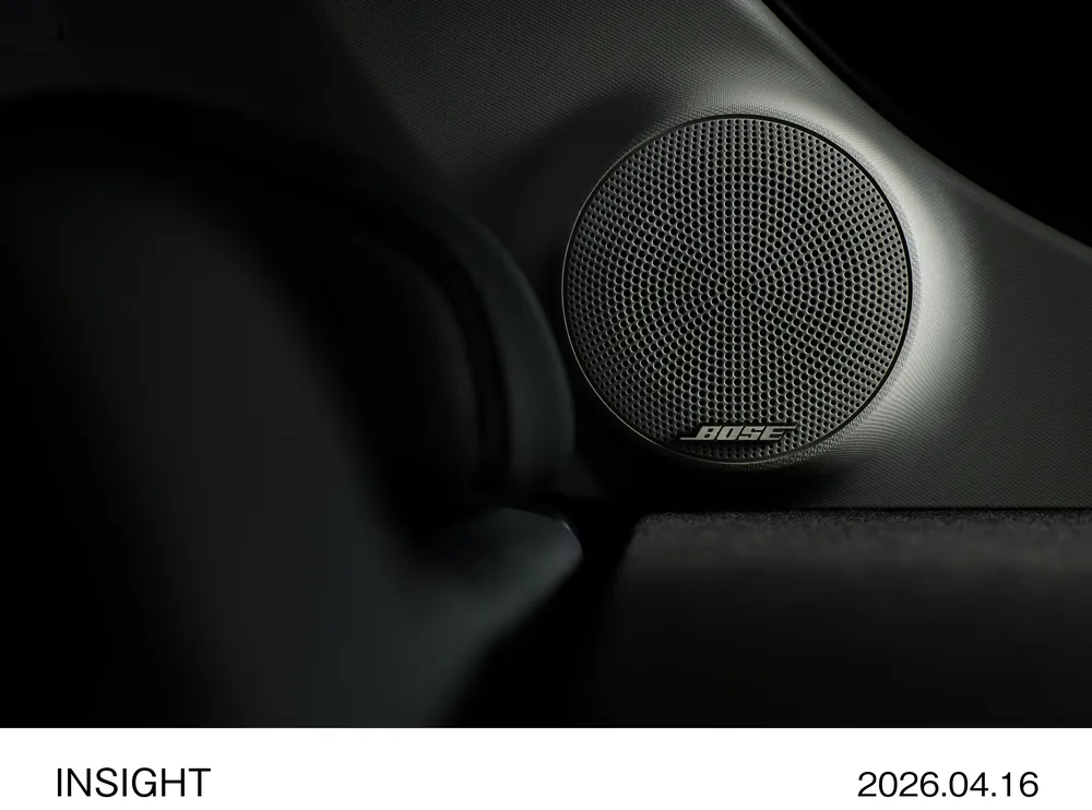 ホンダの新型INSIGHT　BOSEスピーカー