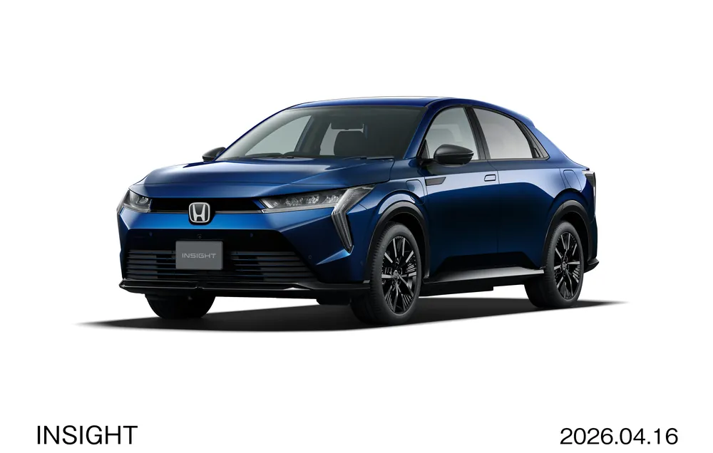 ホンダの新型INSIGHT　ブルー