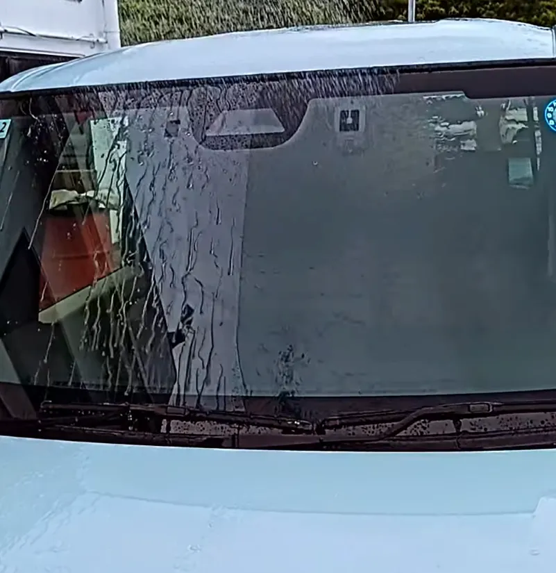 フロントガラス撥水加工　効果