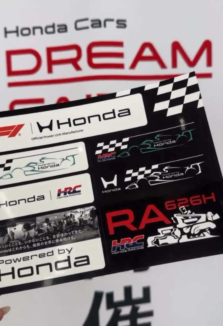 HondaがF1復帰記念ステッカーセット