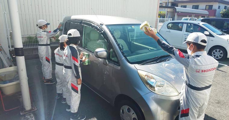 ホンダカーズ滋賀南　職場体験