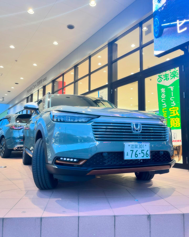 ホンダ　ヴェゼル　正面　マイナーチェンジ 2024