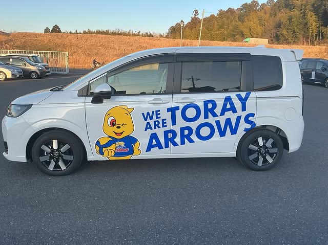 東レアローズ滋賀様ラッピングカー