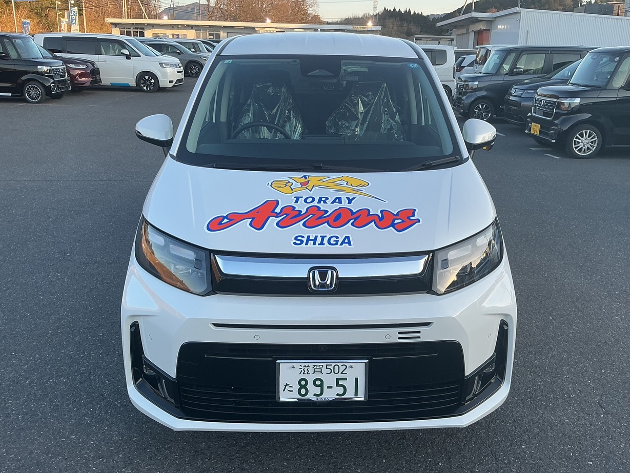 東レアローズ滋賀様ラッピングカー