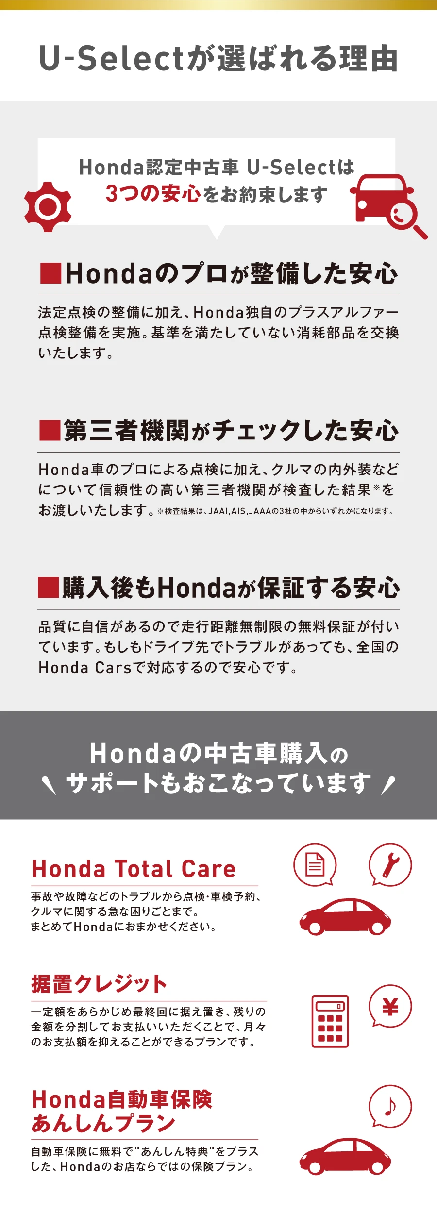  U-Selectが選ばれる理由