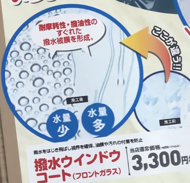 撥水ウィンドウコート